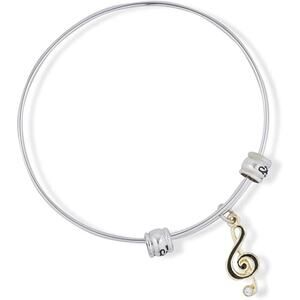 Treble Clef Music Symbol Charm Bangle Music Gift Musicians